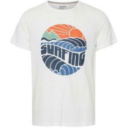 Blend Tee-shirt avec Motif Poitrine - Blanc M male