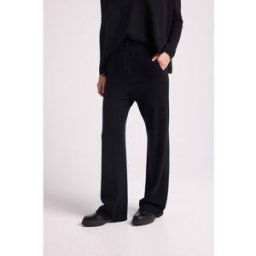 Maison Héritage pantalon femme ZUMBA en cachemire noir S female