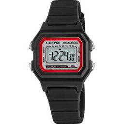 Calypso Montre Garçon Bracelet Résine Noir K5802-6 unisex