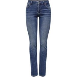 Only Jean slim braguette zippée taille moyenne bleu en coton Emma Taille : 27 / Longueur : 34 female