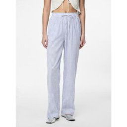 Pieces Pantalon loose string en coton Sally bleu Esme S female