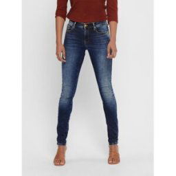 Only Jean skinny bleu en coton Emma Taille : XS / Longueur : 32 female