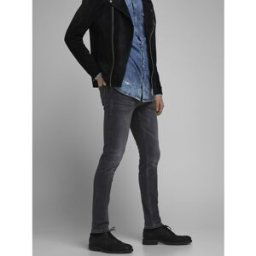 jack & jones Jean slim Fit Noir en coton Jared Taille : 30 / Longueur : 32 male