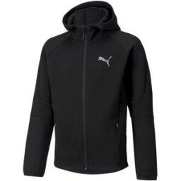 Sweatshirt garçon en coton noir EVS CR - Puma 8 ans unisex