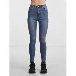 Pieces Jean skinny bleu en coton Eve Taille : L / Longueur : 32 female