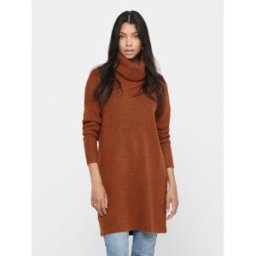 Only Robe en maille Col bénitier Manches 3/4 Au-dessus du genou rouge Eva XS female