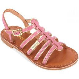 Les Tropéziennes par M.Belarbi Sandale enfant MONZAR rose en cuir 32 unisex