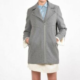 Manteau lainé forme boule femme Cazal Kaporal® - Gris en laine XS female