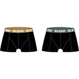 Blend Boxer en Coton multicolore noir S male