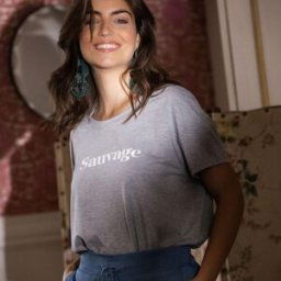 3S. x Réédition T-shirt manches courtes Nineties gris en coton S female