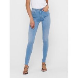 Only Jean skinny bleu en coton Maëlys Taille : S / Longueur : 32 female