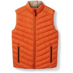 Tom Tailor Doudoune Orange sans manches zippé S male