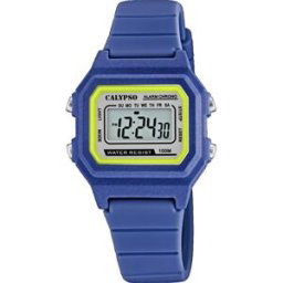 Calypso Montre Garçon Bracelet Résine Bleu K5802-5 unisex