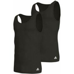 Adidas Underwear Lot de 2 débardeurs homme Active Flex Coton 3 Stripes Adidas noir XXL male