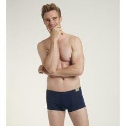 Sloggi Men Lot de 2 boxer homme bleu marine + bleu foncé en coton M male