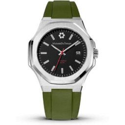 Montre Homme Maison Du Temps MTGamma Noir Silicone Kaki male