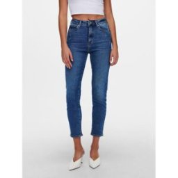 Only Jean coupe droite bleu en coton Daisy Taille : 27 / Longueur : 32 female
