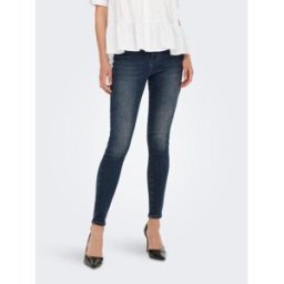 Only Jean skinny Longueur cheville noir en coton Eva Taille : 27 / Longueur : 32 female