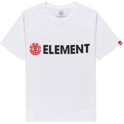 Element Tee Shirt-Garçon blanc en coton 10 ans unisex