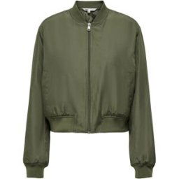 Only Veste bomber court col rond vert Ines L female
