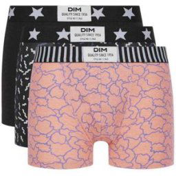 Dim Homme Lot de 3 boxers multicolore - Vibes Dim en coton T6 male