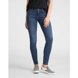 Lee Jean femme slim Scarlett bleu longueur 31 en coton 32 female