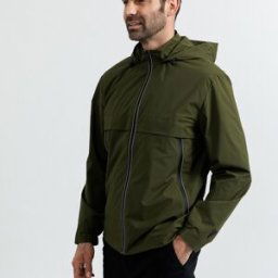 New Man Veste Verte imperméable vert olive M male