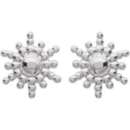 Boucles oreilles puces soleil Argent Maison de la Bijouterie W556300 female