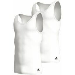 Adidas Underwear Lot de 2 débardeurs homme Active Flex Coton 3 Stripes Adidas blanc XXL male