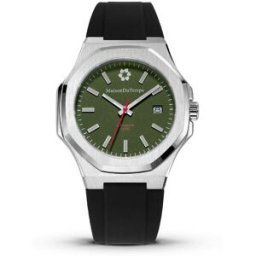 Montre Homme Maison Du Temps MTGamma Kaki Silicone Noir male