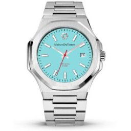 Montre Homme Maison Du Temps MTGamma Turquoise Acier male
