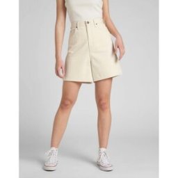 Lee Short Femme en Coton écru 26 female
