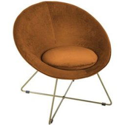 3S. x Home Fauteuil Velours Ambré P Gold Evan unisex
