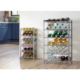 3S. x Home Casier à bouteilles 6 niveaux en acier unisex