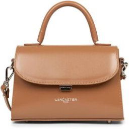 Lancaster Maroquinerie Petit sac à main en cuir camel Suave Even female