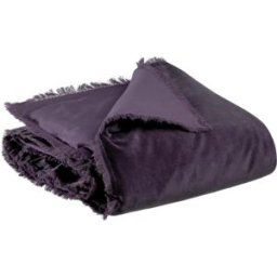 Maison Vivaraise Edredon uni Fara Raisin 85 x 200 85 x 200 cm unisex