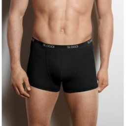 Sloggi Men Lot de 3 boxers - Noir en coton T3 male