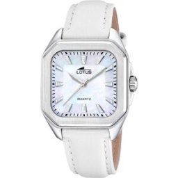 Montre Femme Lotus - 18968-2 Bracelet Cuir Blanc female