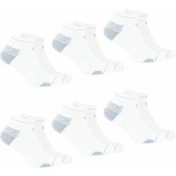 Lot de 6 paires de chaussettes basses homme Access Wilson Blanc 39/42 male