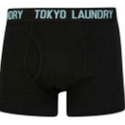 Tokyo Laundry Pack de 2 boxers en coton bleu S male