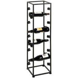 3S. x Home Casier à bouteilles laqué Noir en Métal unisex