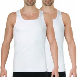Athena Lot de 2 débardeurs homme Coton Bio blanc XXL male