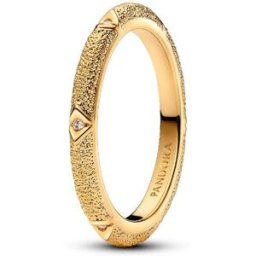 Bague Texture et Pierres Pandora ME Doré 50 female
