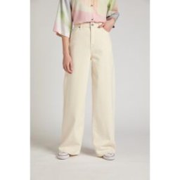 Lee Jean Femme en coton écru Taille : 26 / Longueur : 31 female