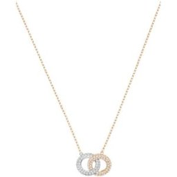 Collier et pendentif Swarovski Bijoux 5414999 - Acier Doré Rose Cristaux Swarovski Femme female