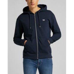 Lee Sweat bleu Basic Zip Through Hoody en coton M male