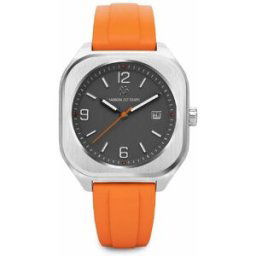 Montre Homme Maison Du Temps MTIota Gris Caoutchouc Orange male