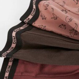 Dim Boxer x3 - multicolore en coton dinosaure/bordeaux/chocolat 14 ans unisex