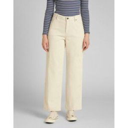 Lee Jean Femme Wide Leg Long écru en coton 30 female