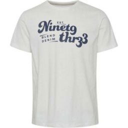 Blend Tee-shirt Blanc manches courtes en Coton M male
